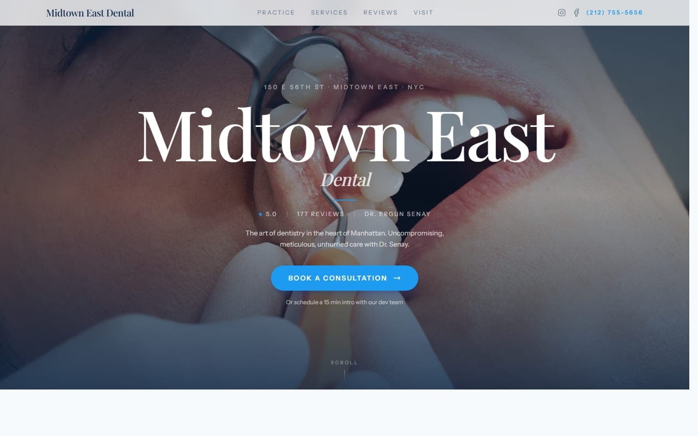 Midtown Dental landing